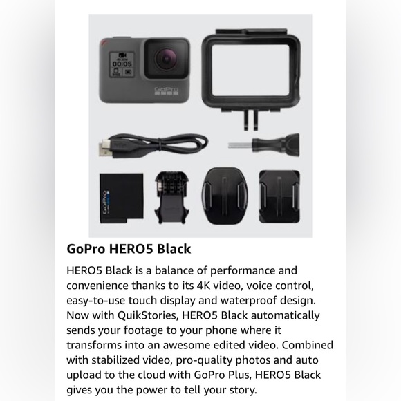 GoPro Hero 5 camera / GoPro KarmaGrip gimbal / GoPro 3-way grip+tripod - Picture 10 of 10